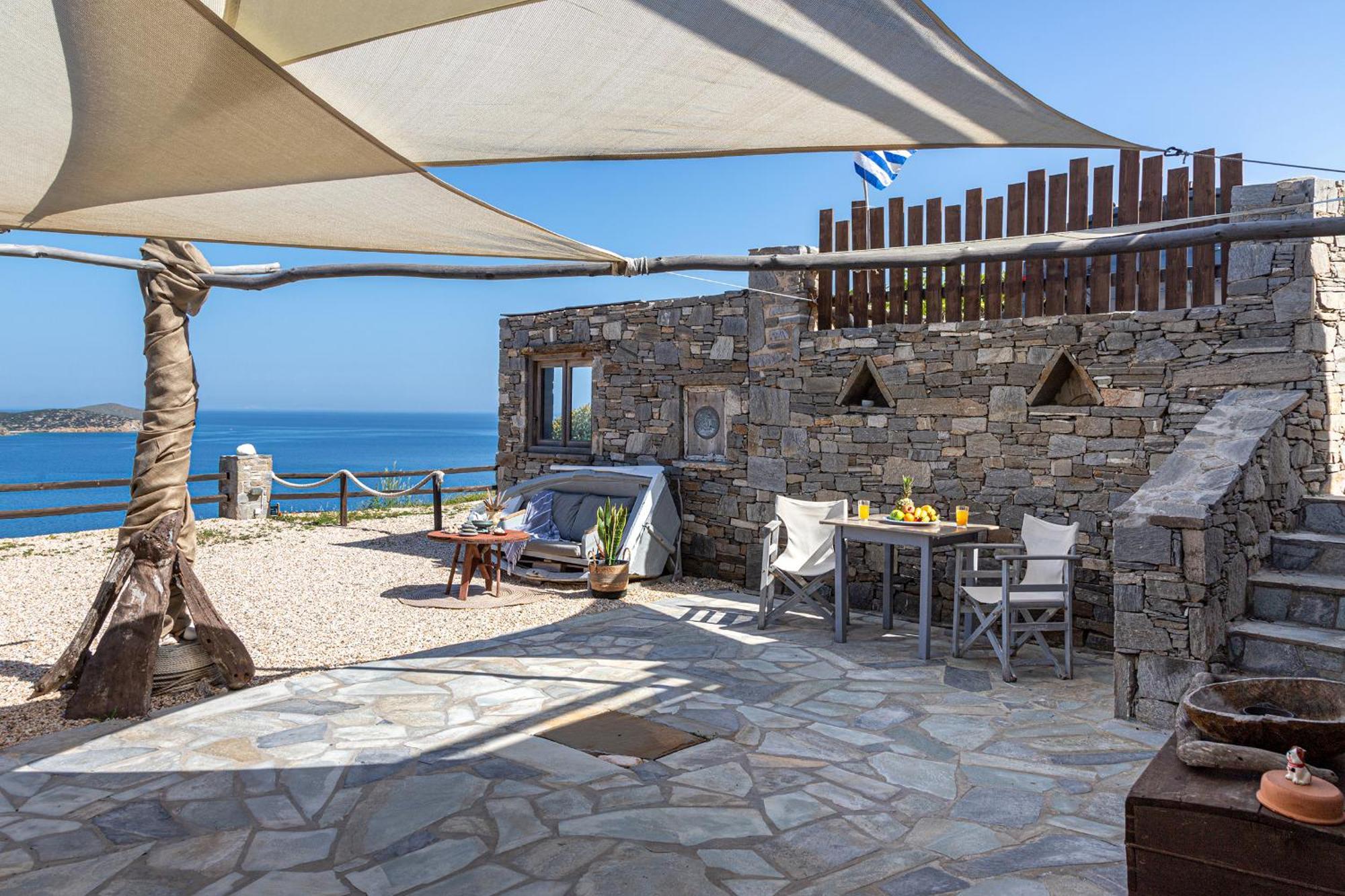 Aegean View - Seaside Apartment In Syros أزوليمنوس المظهر الخارجي الصورة