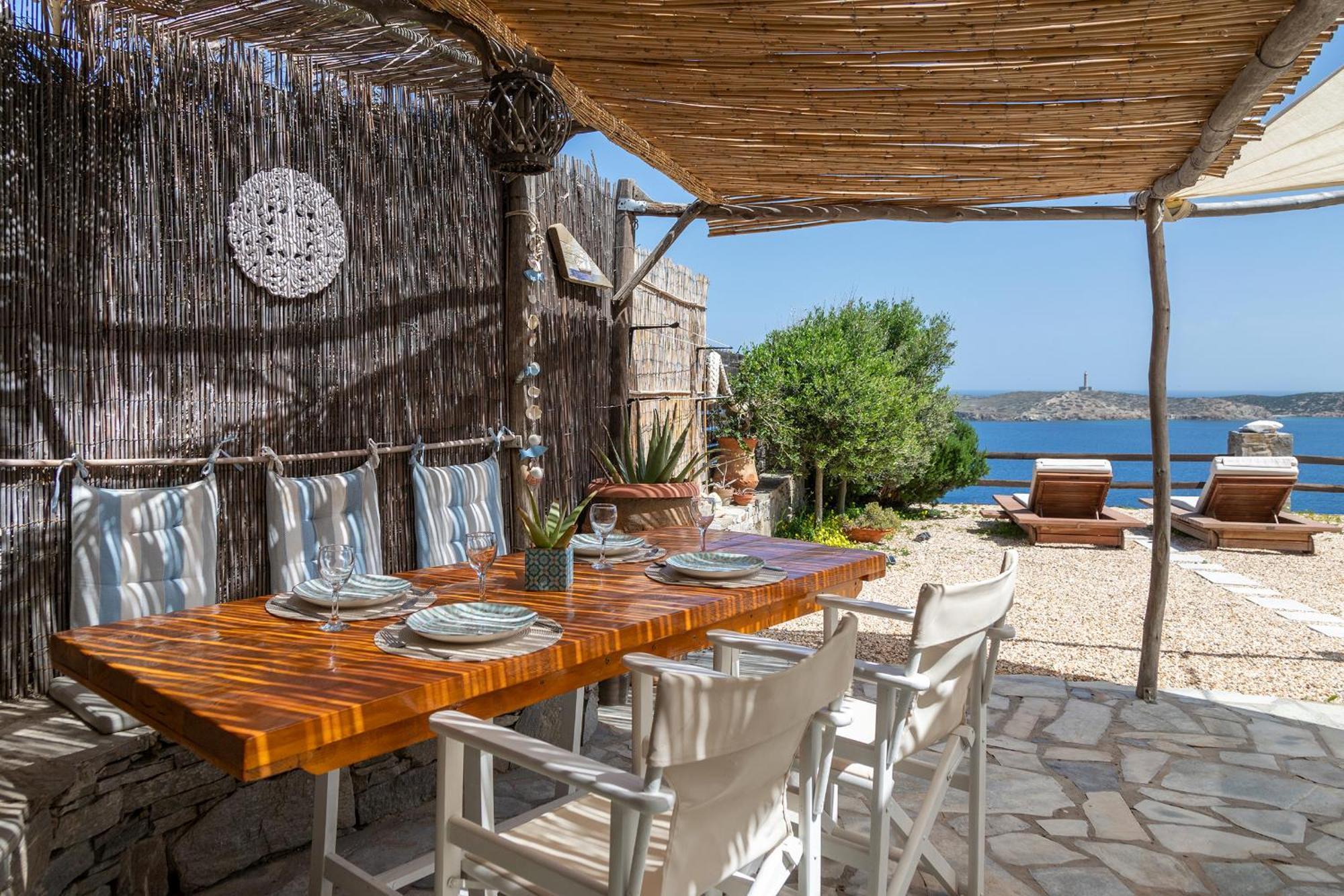 Aegean View - Seaside Apartment In Syros أزوليمنوس المظهر الخارجي الصورة