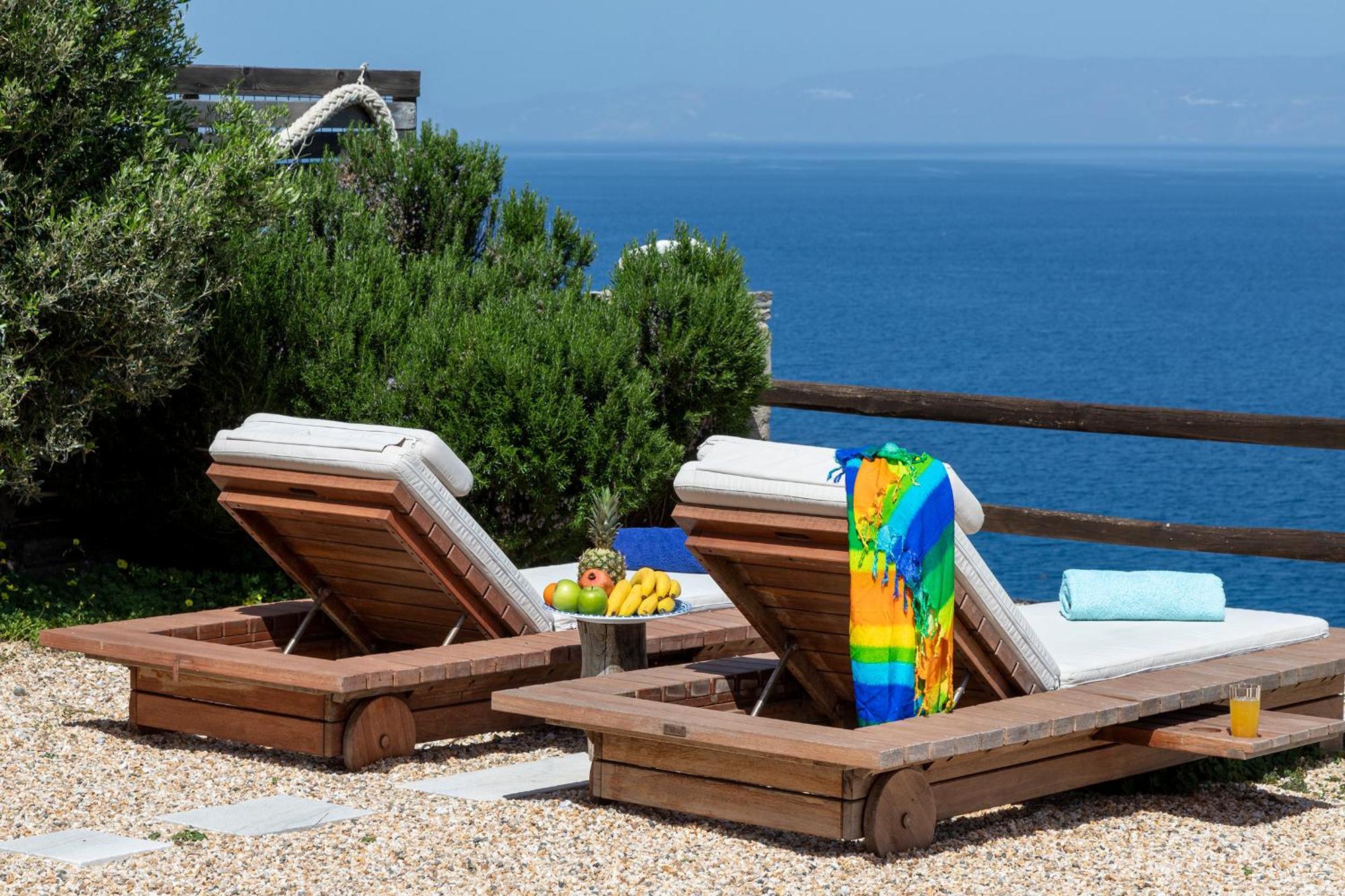 Aegean View - Seaside Apartment In Syros أزوليمنوس المظهر الخارجي الصورة