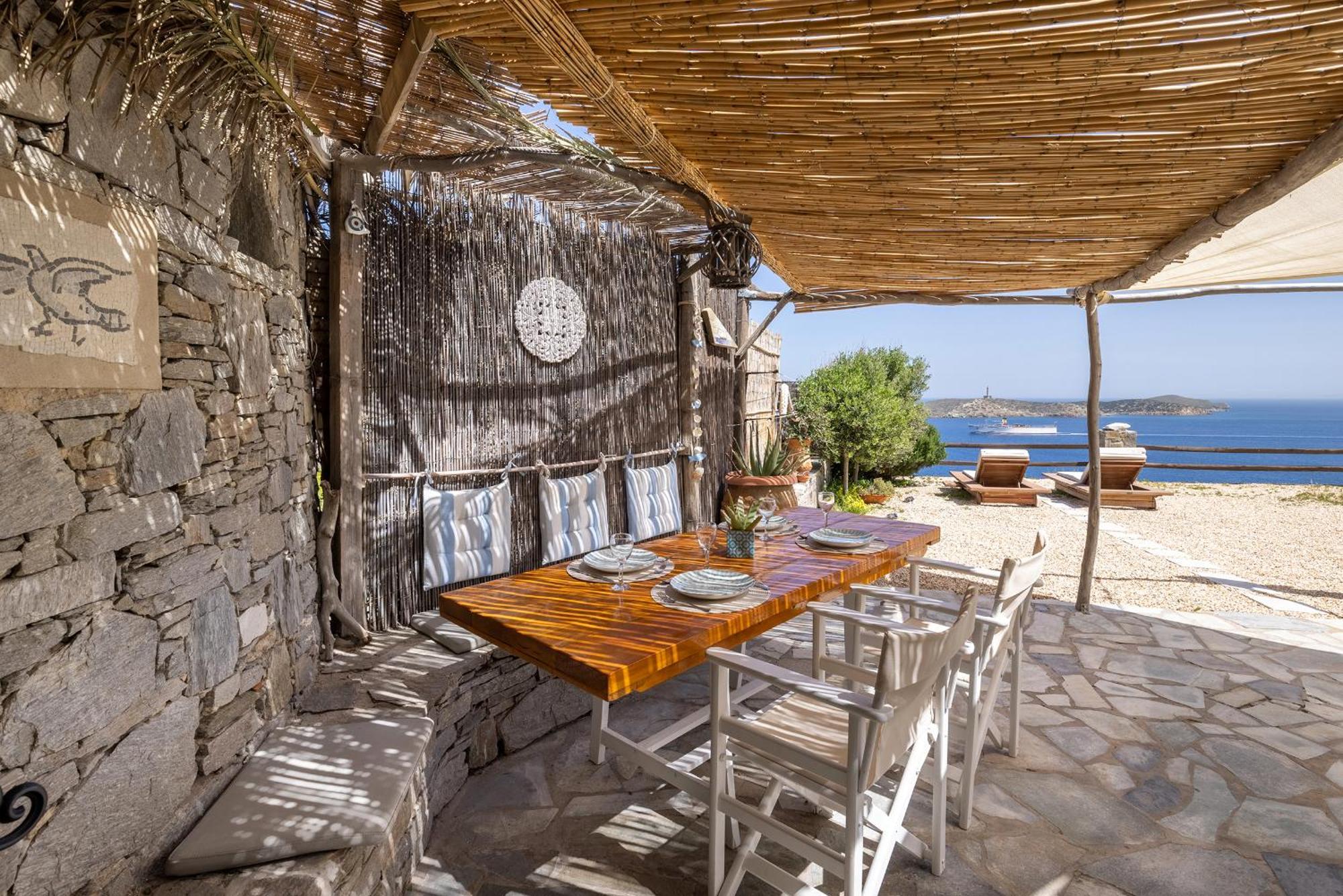 Aegean View - Seaside Apartment In Syros أزوليمنوس المظهر الخارجي الصورة