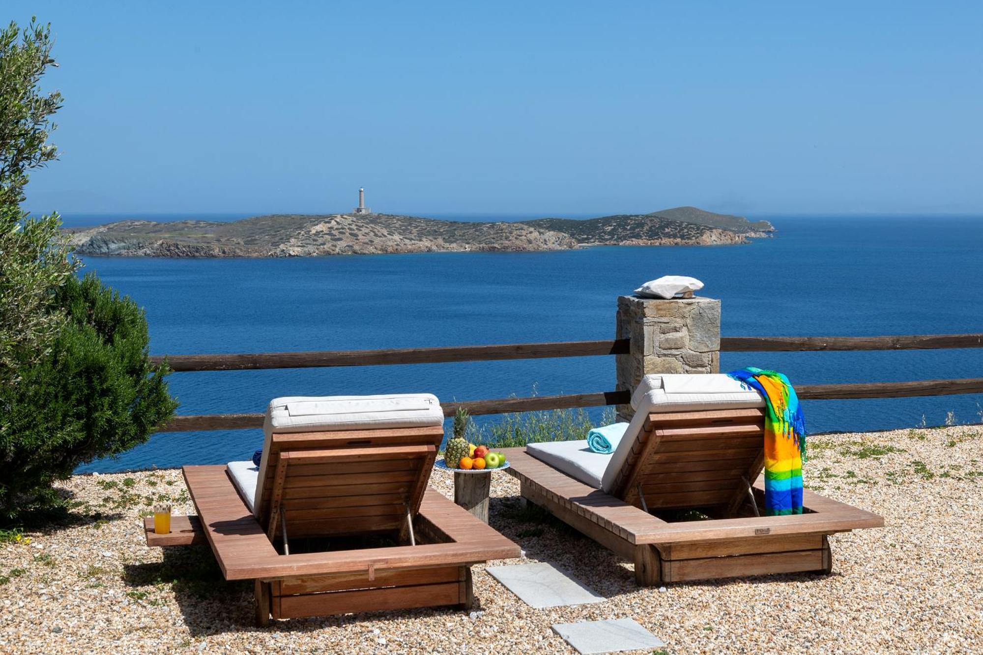 Aegean View - Seaside Apartment In Syros أزوليمنوس المظهر الخارجي الصورة